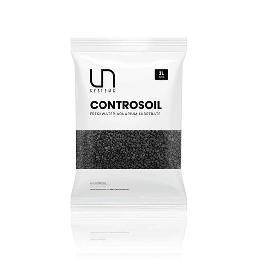 Package of UN Systems Controsoil aquarium substrate on a white background