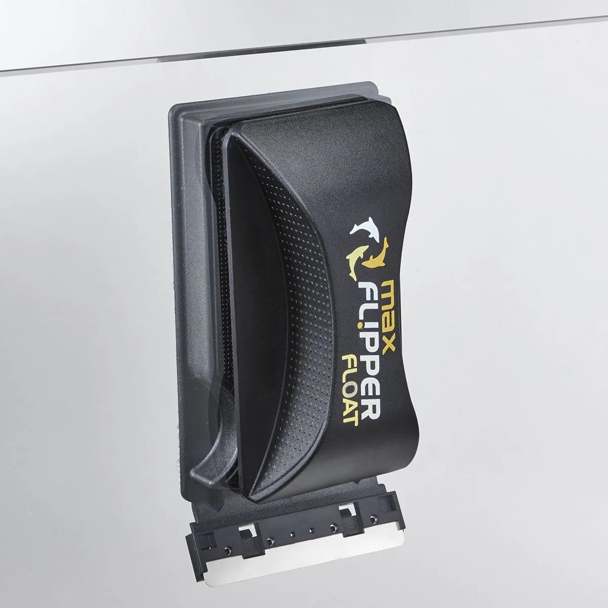 Black flipper with 'Max Flippers' branding on a white background