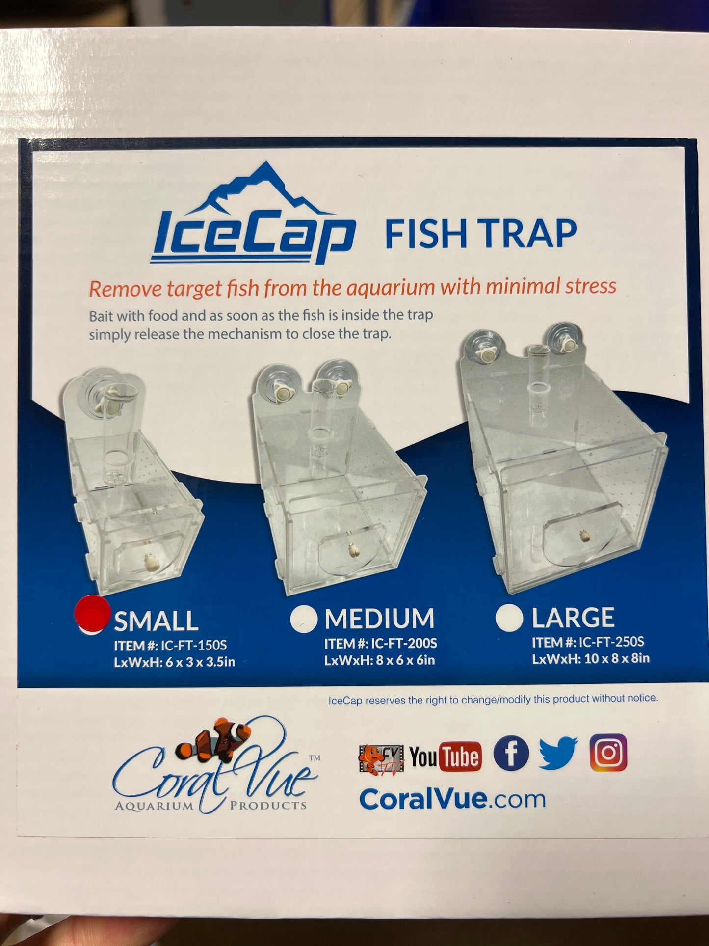 Ice Cap Fish Trap Small