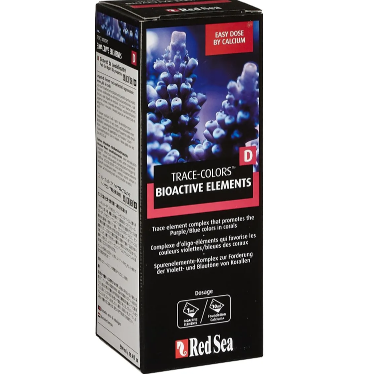 Red Sea Trace-Colors Bioactive Elements packaging on a white background