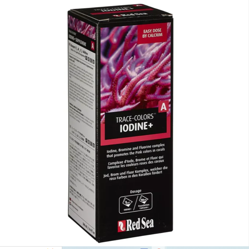 Red Sea Trace-Colors Iodine+ packaging on a white background