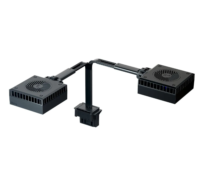 Black mechanical arm for aquarium light reef led 60 on a white background