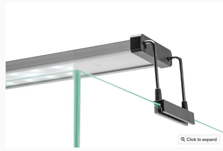 LED linear light fixture on a white background