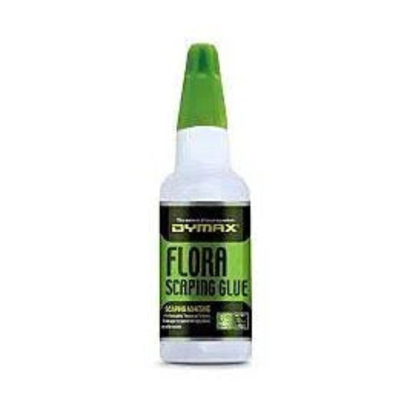 Bottle of Dymatize Floor Scraping Glue on a white background