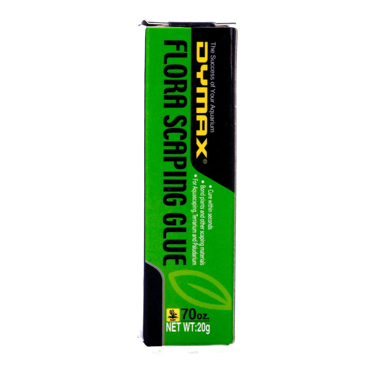 Box of Dymax Flora Scaping Glue on a white background