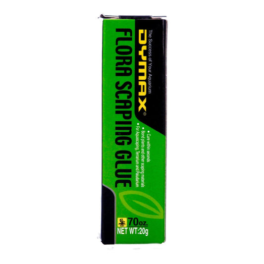 Box of Dymax Flora Scaping Glue on a white background