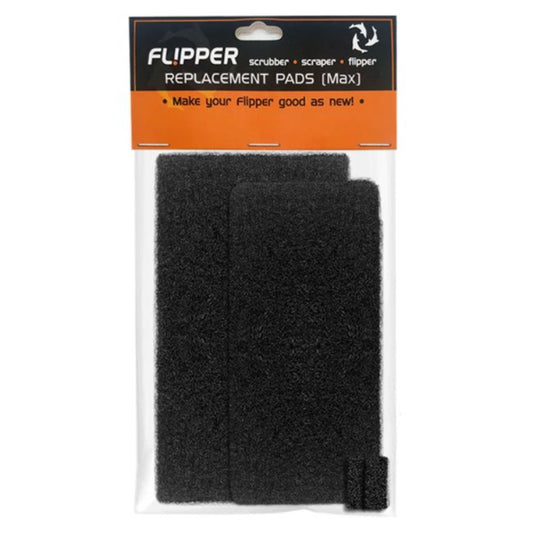 Flipper replacement pads in packaging with brand label on a white background
