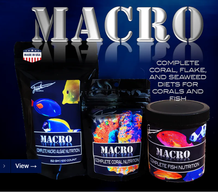 Phoo of fish food of various brand including fauth aquatics marco line