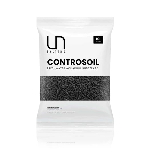 Package of UN Systems Controsoil freshwater aquarium substrate on a white background
