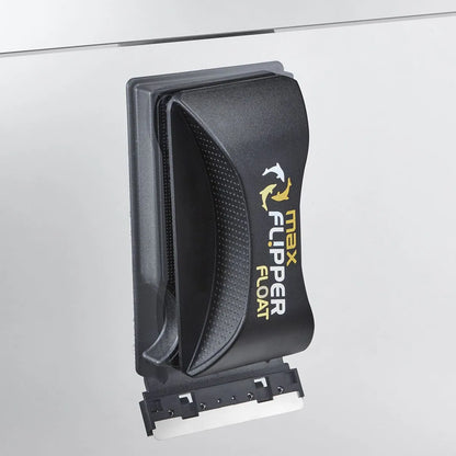 Black flipper with 'Max Flippers' branding on a white background