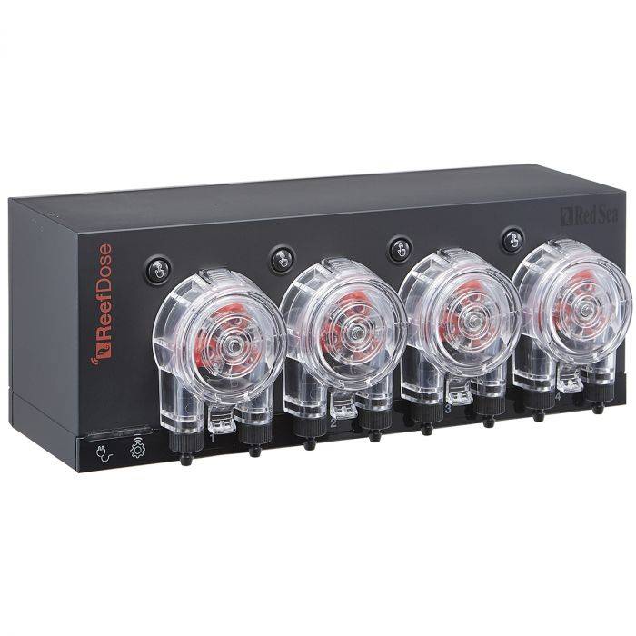 red sea reefdose dosing pump to maintain water chemistry on a white background