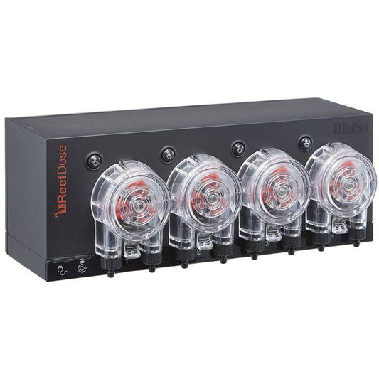 red sea reefdose dosing pump to maintain water chemistry on a white background
