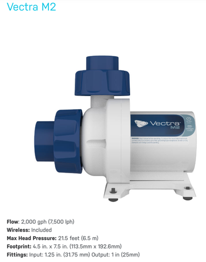 Ecotech Vectra M2 Mobius Ready Return Pump (2000Gph)
