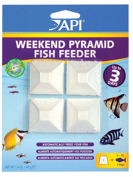 API Vacation Pyramid Fish Feeder (4pk 3-Day)