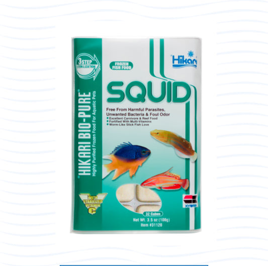 Hikari USA Bio-Pure Squid Frozen cubes