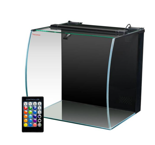 Aquatop Formosa Bowfront Aquarium 13 gallon