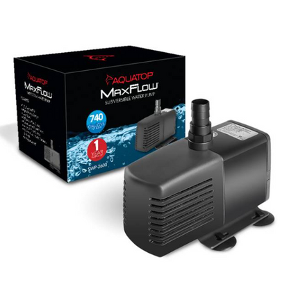 Aquatop MaxFlow water pump with packaging on a white background