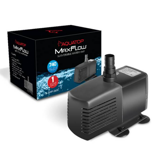Aquatop MaxFlow water pump with packaging on a white background