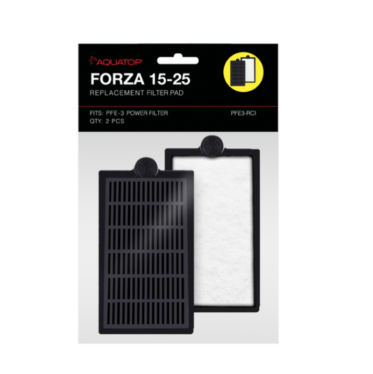 Aquatop Forza 15-25 replacement filter pad packaging on a white background