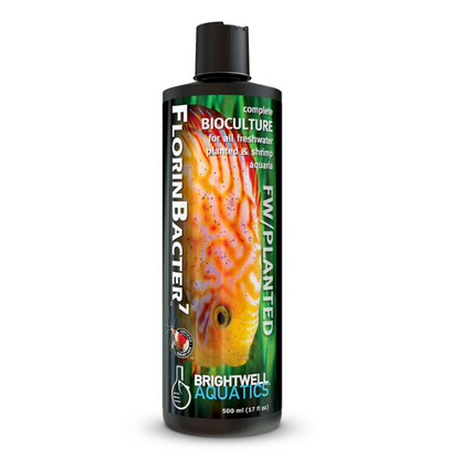 Bottle of Florin Bacter 7 from Brightwell Aquatics on a white background