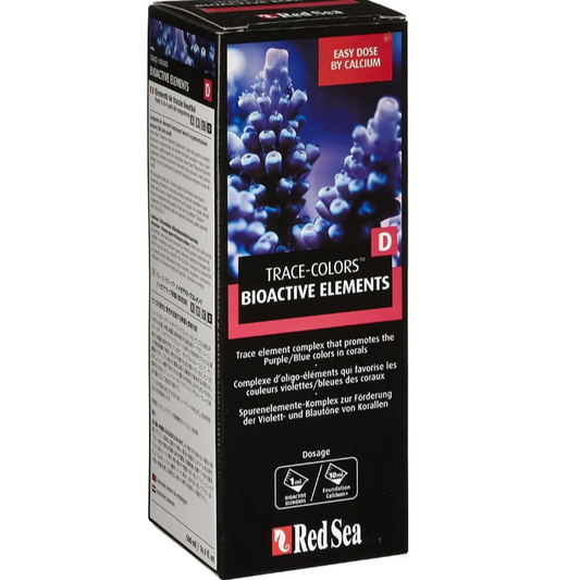 Red Sea Trace-Colors Bioactive Elements packaging on a white background