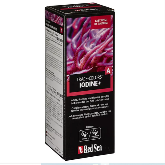 Red Sea Trace-Colors Iodine+ packaging on a white background
