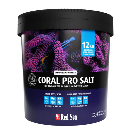 Red Sea Coral Pro Salt container with coral image on a white background