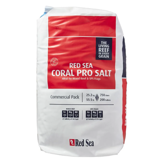 Red Sea Coral Pro Salt packaging on a white background