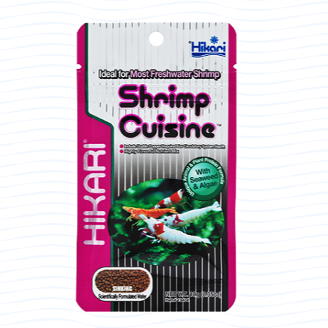 Hikari Shrimp Cuisine packaging on a white background