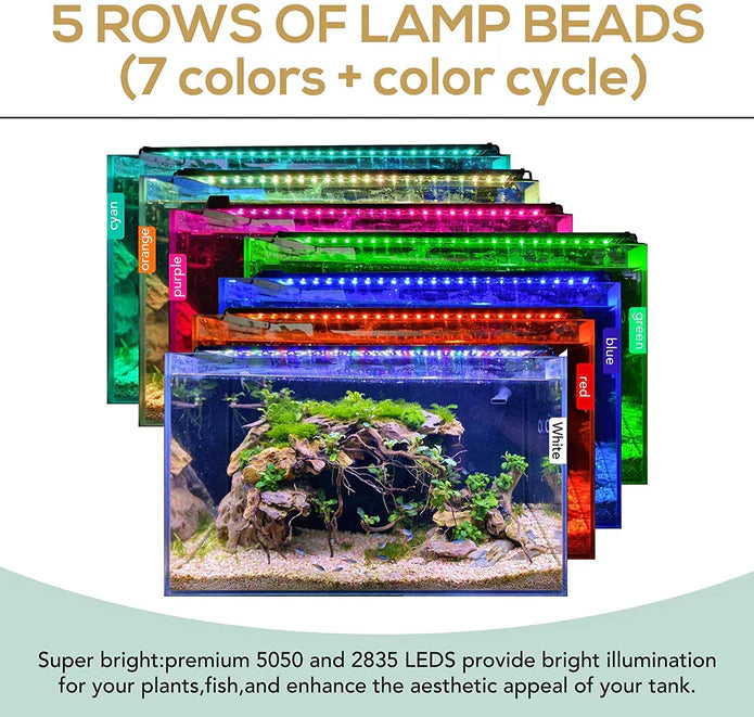 Hygger LED Light - Advanced Spectrum - HG978 - 42W