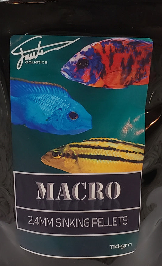 MACRO 2.4mm FW Pellets by Fauth Aquatics 114gm